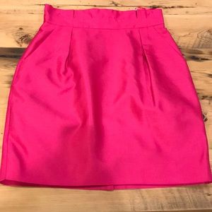 Kate Spade New York Fuchsia Silk Skirt Size 6